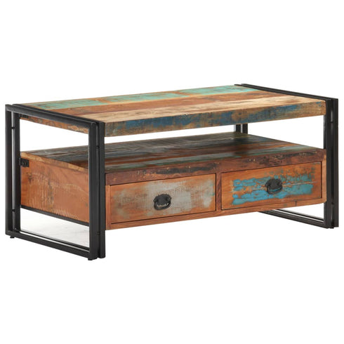 Rustika Rowe -  Coffee Table 100x55x45 cm Solid Reclaimed Wood